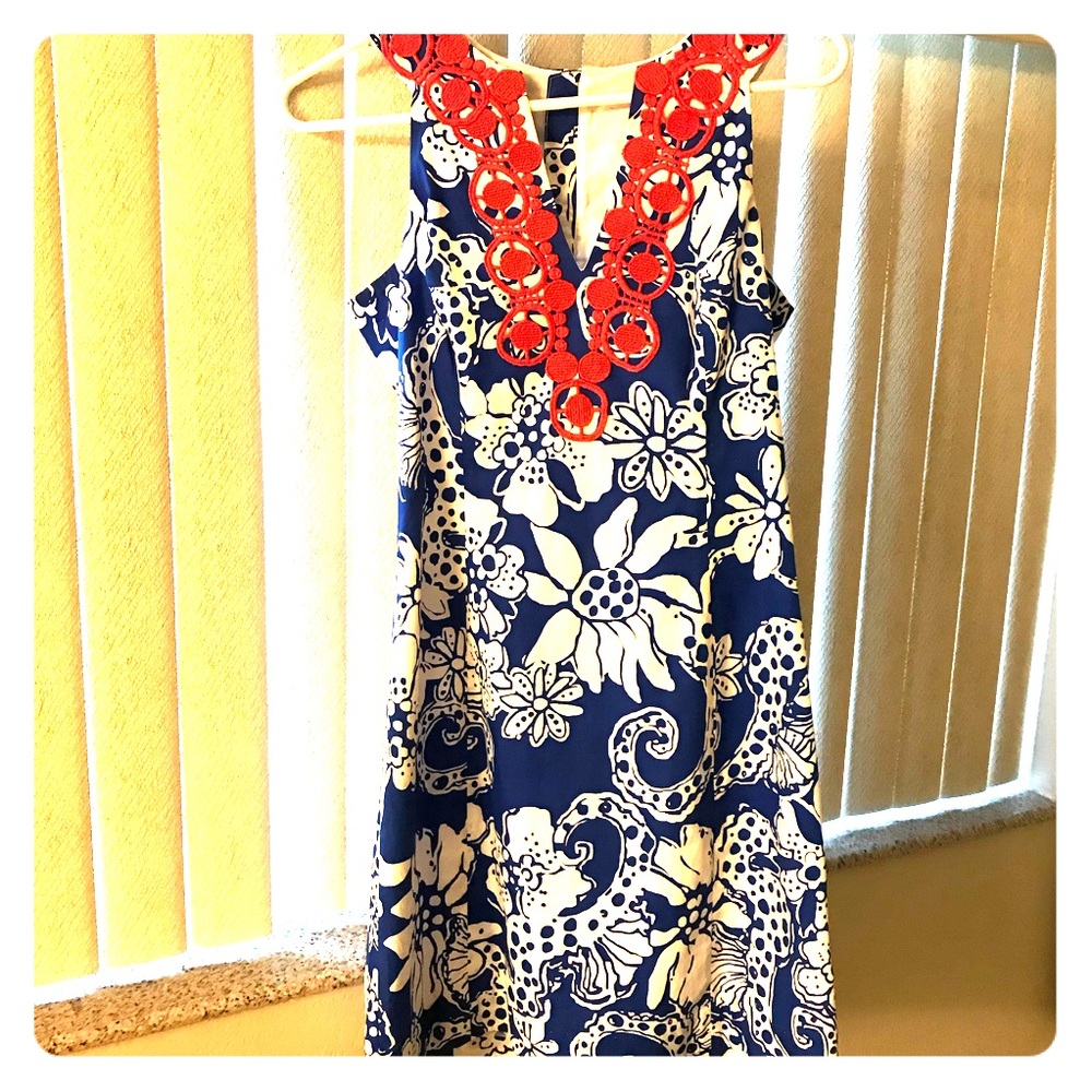 Lilly Pulitzer Tropical Dress Size 4
